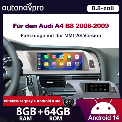 Android14 für audi - 8,8", b8